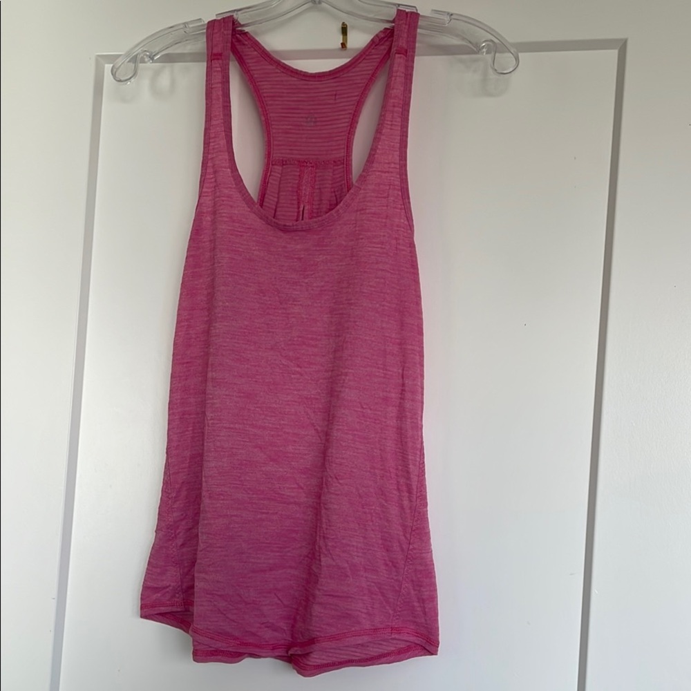 Pink LuLu Racerback Tank Top